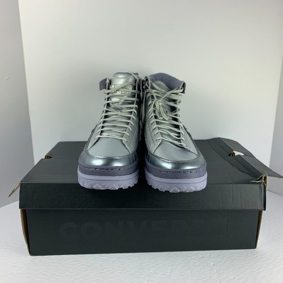 Converse | Shoes | Converse Metallic Vis Pro Leather X2 Mid Mens Silver  Size 5 169529c New | Poshmark